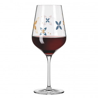HERZKRISTALL RED WINE GLASS #9 BY CAROLIN OLIVEIRA
