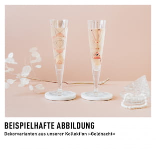 GOLDNACHT CHAMPAGNERGLAS #44 VON CHRISTINE KORDES