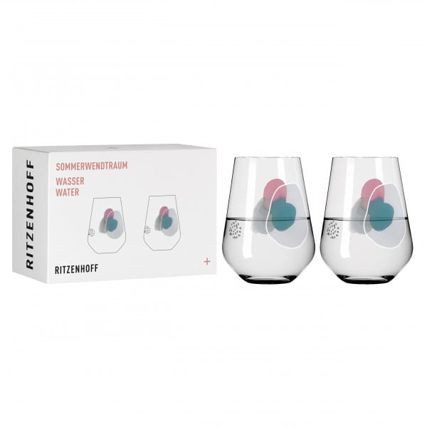 SOMMERWENDTRAUM WATER GLASS SET #1 BY ROMI BOHNENBERG