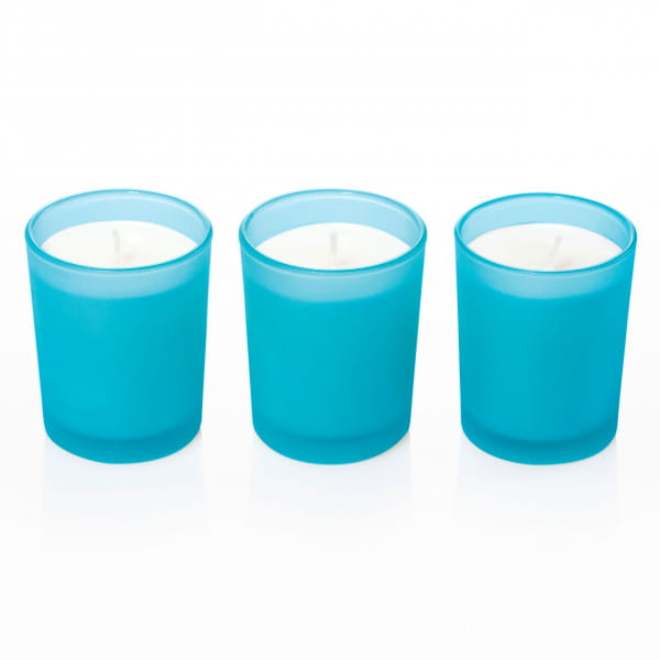 Modern scented candle set of 3, Spa Harmony