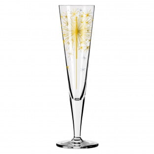 GOLDNACHT CHAMPAGNE GLASS #5 BY PETRA MOHR