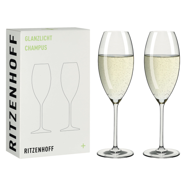 Set De 6 Verres à Vin Rouge Ritzenhoff 600 Ml - Série Glanzlicht, Design Moderne, Fabriqué En Allemagne - 2