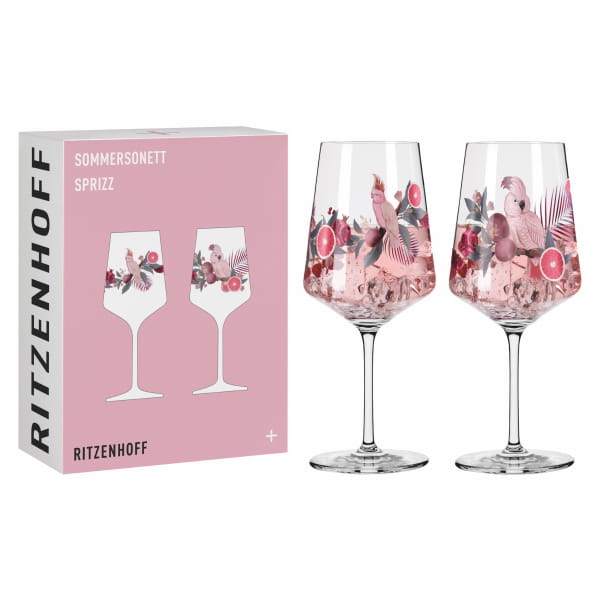 Ritzenhoff Glastrinkhalme Set – 4 Stück In Grau, Bernstein, Grün, Blaugrün, Mit Bürste